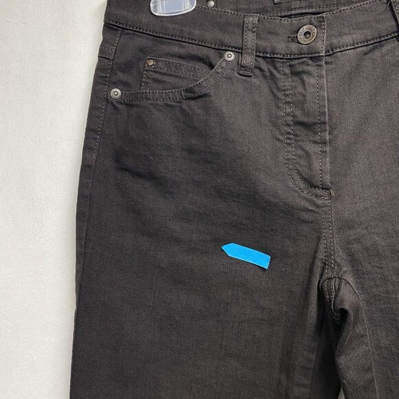 Gerry Weber Edition Irina Mid-Rise Straight Leg Casual Jeans Women Sz 6S Brown - Picture 2 of 16